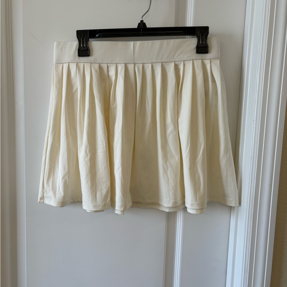 Kate Spade New York XL Cream Ponte Skater Skirt NWT 31” Waist Cruise 2018
